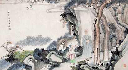 佚名 洪亮吉人物像 横幅